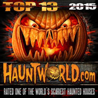 Cutting Edge Haunted House voted Top 13 Haunted House for 2015 on HauntWorld.com!